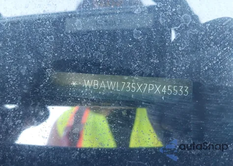 2007 BMW 335I из США, поврежденный, VIN WBAWL735X7PX45533